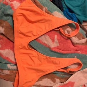 Neon orange bikini